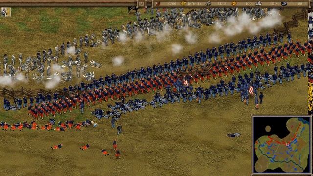Battle of Antietam 1862 1v1 - Hawks Divided Nations multiplayer смотреть онлайн