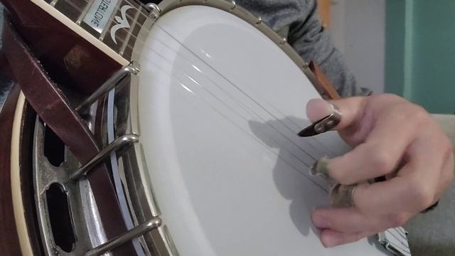 Some Nashville blues on my 1929 Gibson mastertone banjo смотреть онлайн