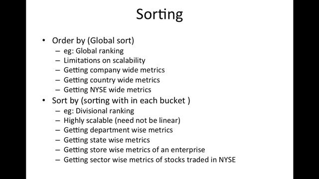 Data Warehouse using Hadoop eco system - 10 03 Hive Query Language Sort and Order - Theory смотреть онлайн