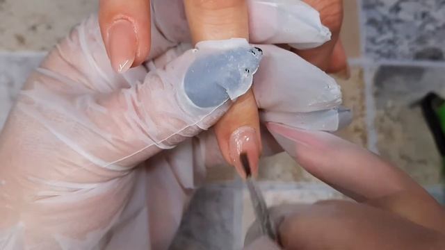 *163*Коррекция Ногтей Гелем.Миндаль.День Влюбленных.Дизайн Градиент,Поталь,Паутинка. смотреть онлайн