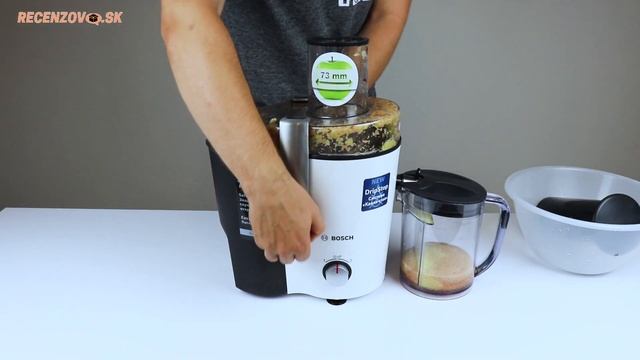 Ako odšťavuje odstredivý odšťavovač na ovocie a zeleninu Bosch MES 25A0? смотреть онлайн