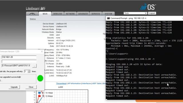 Upgrade Firmware LiteBeam M5 With Tftp