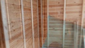 Обрешетка под ГКЛ по брусовым стенам.