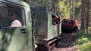 Вездеход Лось и Джипы рвут Болото у @polygon_98  | Часть 1