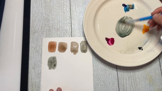 Color mixing for BEGINNERS. Make Beautiful neutrals with just your primary colors. смотреть онлайн