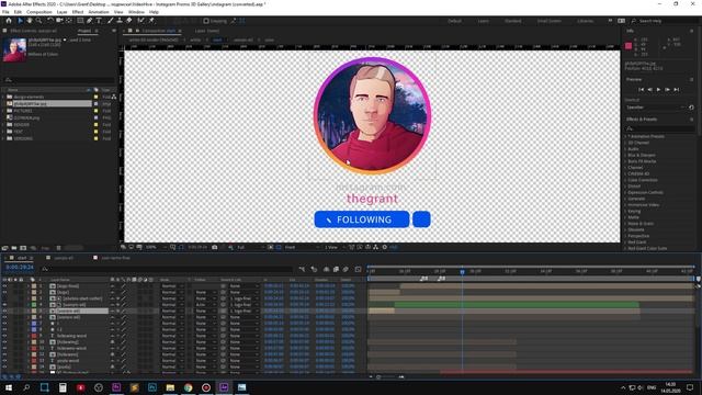 КАК СДЕЛАТЬ ФУТАЖ ИЛИ АНИМАЦИЮ ПОДПИСКИ НА ПРОФИЛЬ ИНСТАГРАМ 2023 смотреть онлайн