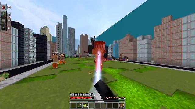 SUPERHEROES - New York City Map WARS! (Minecraft) смотреть онлайн
