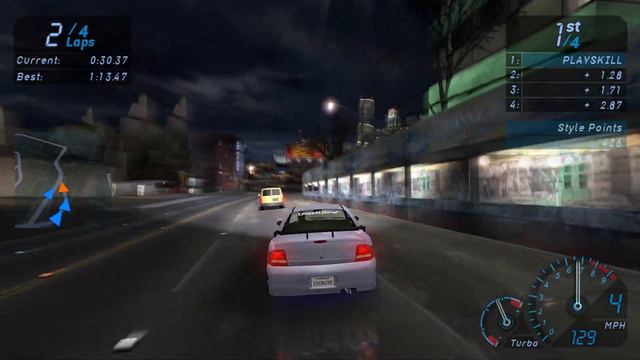 Need For Speed Underground | 4K | PC (Knockout Race) смотреть онлайн