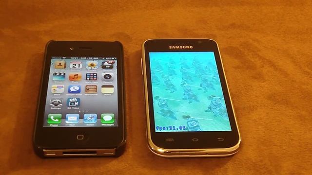 Benchmarks Galaxy Player 4 vs iPhone 4 смотреть онлайн