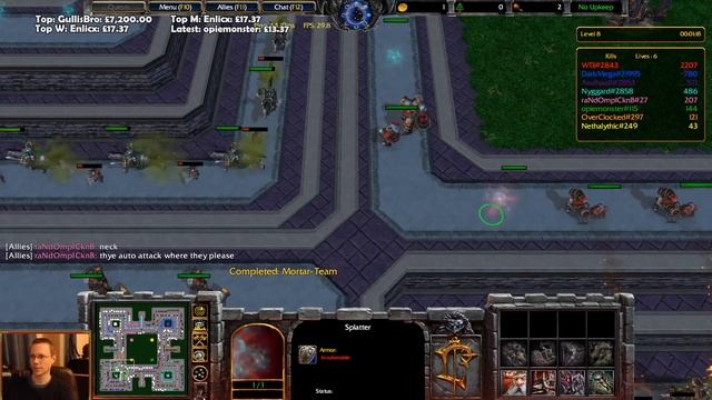 Warcraft 3 Reforged | Custom | Splatter TD смотреть онлайн
