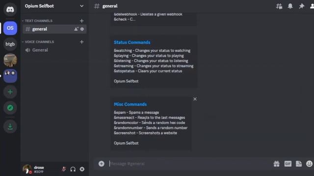 ? OPIUM SELFBOT V2 ? | ? 1K+ COMMANDS ? | FREE | PERFECT FOR COMMUNITIES смотреть онлайн