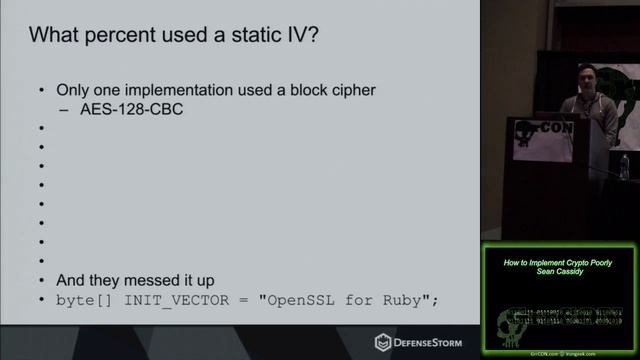 310 How to Implement Crypto Poorly Sean Cassidy смотреть онлайн