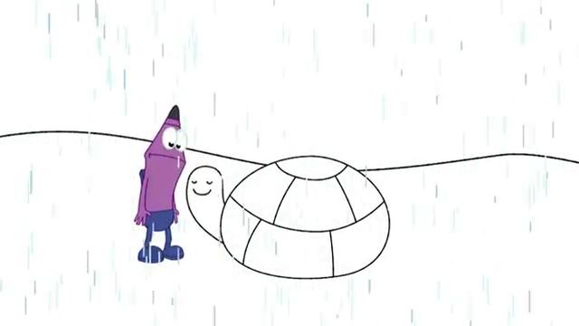 Каракули. Серия 07 - Как нарисовать улитку. Обучающие мультфильмы для малышей смотреть онлайн