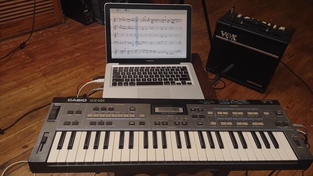 Casio CZ101 Multitimbral Realtime Playback via Midi. G. F. Handel HWV 429:4 - Sarabande. смотреть онлайн