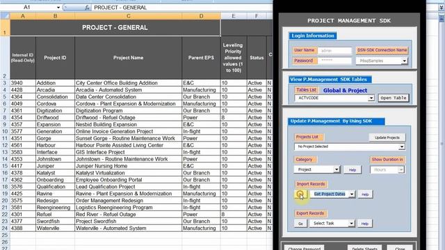 Primavera - Excel SDK Import Data - Language English смотреть онлайн
