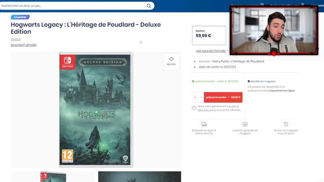 PRECOMMANDER HOGWARTS LEGACY SWITCH PAS CHER ! - Bons Plans смотреть онлайн