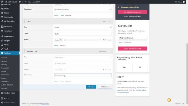 Advanced Custom Fields - Custom Admin Columns for FREE смотреть онлайн