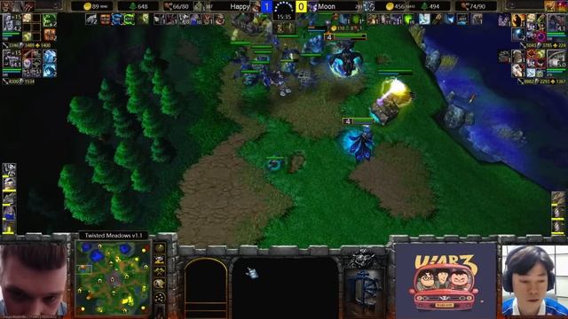 WC3 - TP League S2 M2 - Semifinal: [UD] Happy Vs Moon [NE]