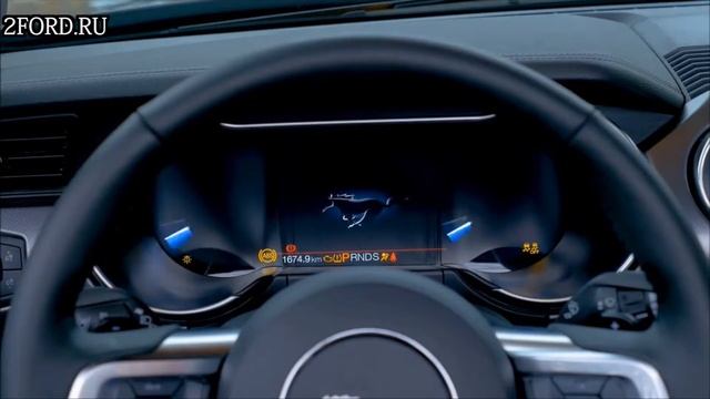 Форд Мустанг 2019 - Вождение и интерьер смотреть онлайн