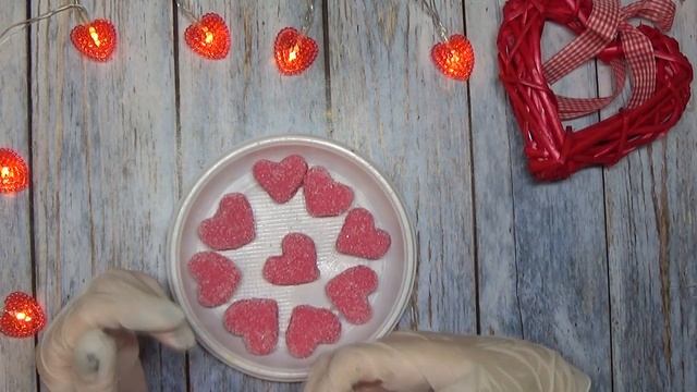 DIY / Сахарный скраб - сердечки для тела смотреть онлайн