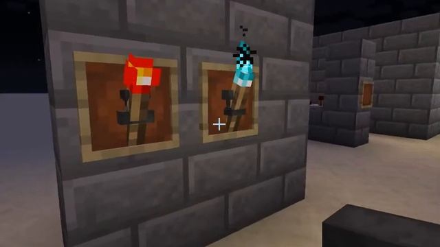 Декор в Minecraft без модов #1 Факел в красивом держателе для факелом, держатель факелов смотреть онлайн