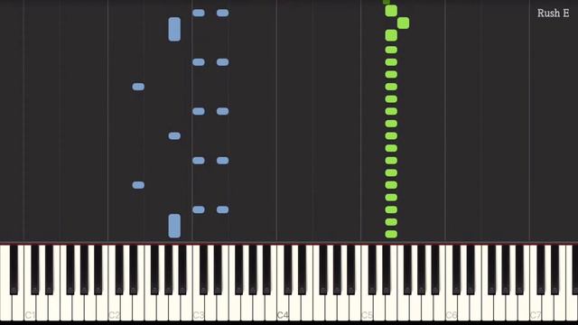 Rush E (Definitely PLAYABLE!!!!) | Piano Cover смотреть онлайн