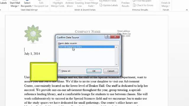 Microsoft Word Mail Merge: Excel Currency and Number Formatting смотреть онлайн