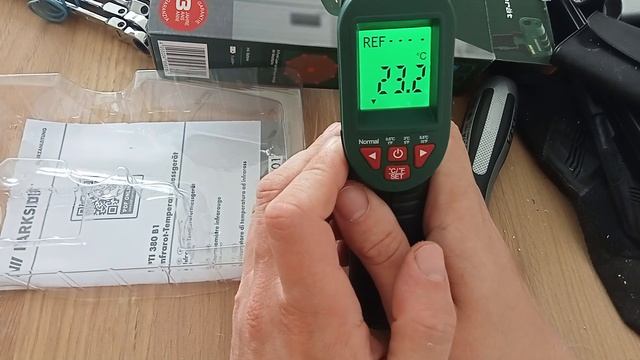 Parkside PTI 380 B1 Miernik Temperatury Unboxing, Prezentacja  Temp Gun