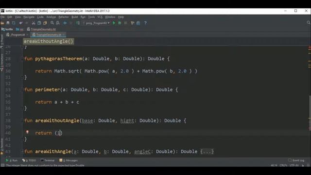triangle geometry in kotlin смотреть онлайн