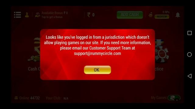 HOW TO PROBLEM FIX JURISDICTION STATES RUMMY CIRCLE APP: GANGADHAR CHINTALA смотреть онлайн