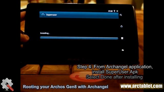 One-click root on Archos 101,70,43,32 and 28 Internet Tablet with Archangel application смотреть онлайн