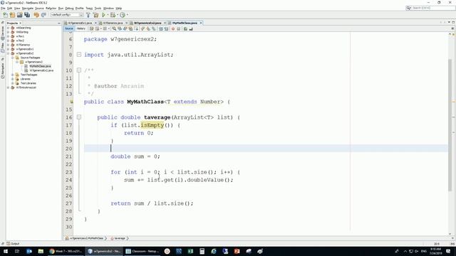 393 cs231-202 w7 exercise 2 Generic Class смотреть онлайн