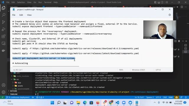ALX Udacity Cloud Developer Nanodegree Project 3 Walkthrough - Part 4b: Troubleshooting смотреть онлайн