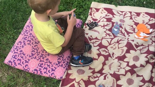 Обыгрывание сказки "Под грибом" смотреть онлайн