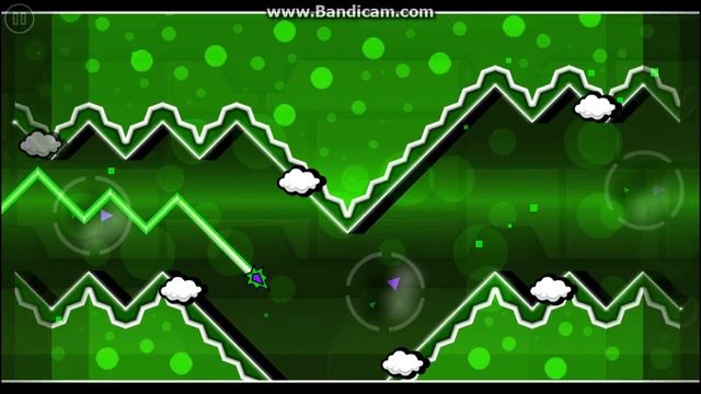 Geometry Dash. Не сложный (Hard) уровень с приятной музыкой. ALMIGHTY, By aArbolito. Прохождение !! смотреть онлайн
