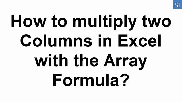 How to multiply cells in Excel? смотреть онлайн