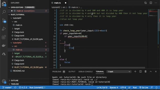 Rust Programming Complete Tutorial|Rust Exercise On Leap Year Check|Part:42 смотреть онлайн