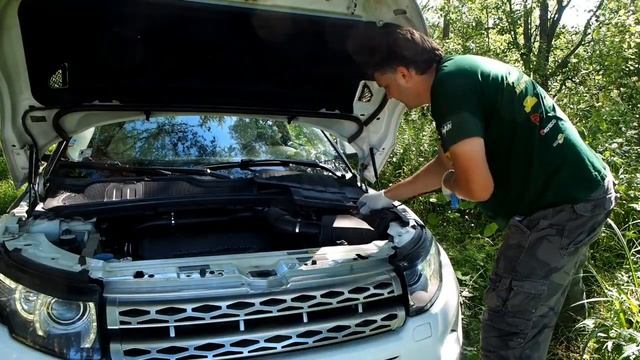 Тест переносной лебедки РИФ EWP3500ASR с Range Rover Evoque смотреть онлайн