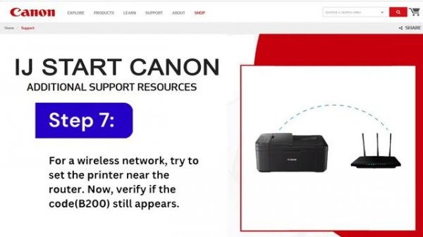 Canon Printer Error Fix B200 / B201 / B202 / B203 / B204 - IJ Start Canon