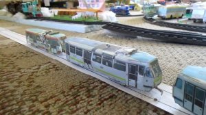 Обзор бумажного трамвая Tatra T3DC1