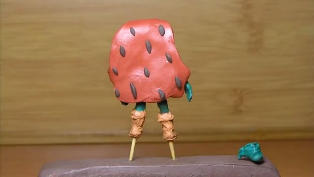 Фэнтези миниатюра – Орк пастух – из пластилина смотреть онлайн