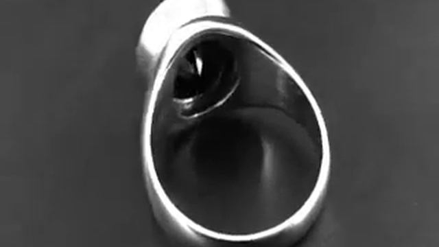 Certified Round Brilliant Cut Black Diamond For Men-MRJ_24 смотреть онлайн