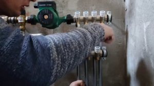 Подключение труб теплого пола к коллектору