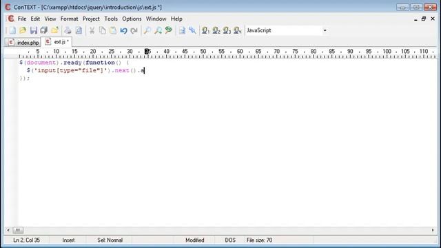 030 Enable submit button after file selected смотреть онлайн