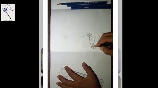 how to draw easy pencil sketch | Village drawing | MAGIC DRAW 1M смотреть онлайн
