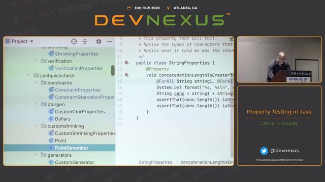 DevNexus 2020 Property Testing in Java Daniel Hinojosa смотреть онлайн