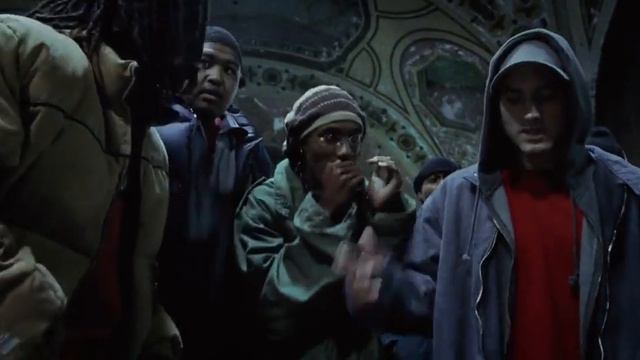 8 Mile | Eminem | Parking Lot | Superb Woman Raps | Eminem Raps!!