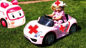 ✿ Робокар Поли ИГРАЕМ В ДОКТОРА Набор Robocar Poli Робокар Поли на Русском Poli Robocar Toys Укол