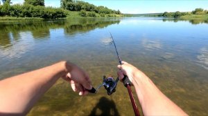 ОН ЧУТЬ НЕ ВЫБИЛ ИЗ РУК НОВЫЙ СПИННИНГ! Пробуем спиннинг Akara Teuri 702UL  до 7 грамм.