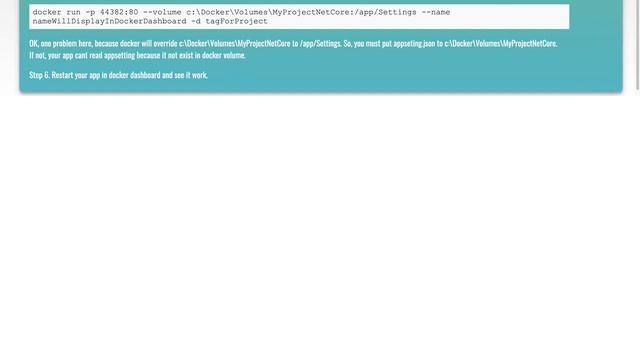 appSettings.json for .NET Core app in Docker? смотреть онлайн